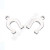 Stainless Steel Small Pendant DIY Bracelet Anklet Necklace Accessories Processing Customized Ω Type Inverted U-Shaped