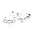 Wire Cutting Small Pendant DIY Bracelet Anklet Necklace Ear Stud Stainless Steel Accessories Processing Customized Trojan