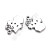 Wire Cutting Small Pendant Bracelet Anklet Necklace Ear Stud Stainless Steel Accessories Hello Kitty Cat
