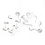 Stainless Steel Small Pendant DIY Bracelet Anklet Necklace Ear Stud Accessories Customized for Children