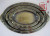 Egg-Shaped Disc Plated Red Copper Bronze Arab Plate Art Plate Three-Piece Set