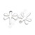 Stainless Steel Small Pendant DIY Bracelet Anklet Necklace Ear Stud Accessories Processing Customized Dragonfly