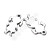 Wire Cutting Small Pendant DIY Bracelet Anklet Necklace Ear Stud Stainless Steel Accessories for Little Girls