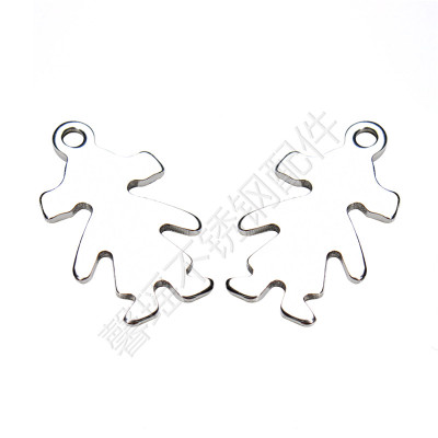 Stainless Steel Small Pendant DIY Bracelet Anklet Necklace Ear Stud Accessories Customized for Children