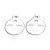 Stainless Steel Small Pendant DIY Bracelet Anklet Necklace Ear Stud Accessories Cross Button