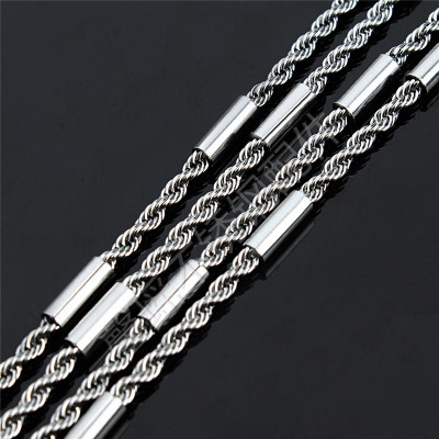 304 Stainless Steel Chain Twist Bag Light Chain Bracelet Anklet Necklace Ornament Chain Accessories