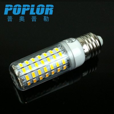 6W / LED corn lamp / 5730 chip  80pcs / high light  / 220V/110V / LED bulb with cover / energy saving /E27/B22