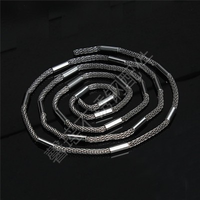 304 Stainless Steel Chain 2.5 Mesh Chain Bag Light Bracelet Anklet Necklace Ornament Chain Accessories