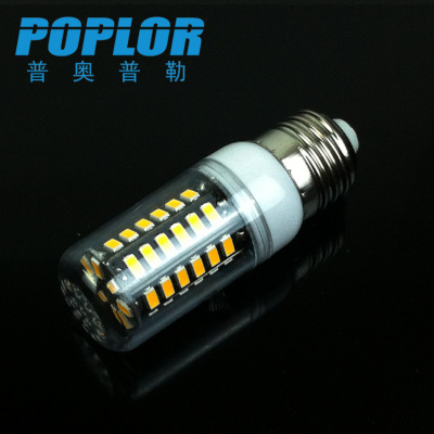 4W / LED corn lamp / 5730 chip  50pcs / high light  / IC constant current / 85-265V / LED bulb with cover / E27/B22