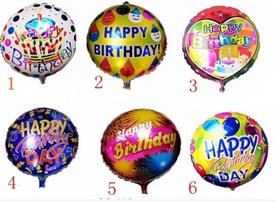 儿童生日爆款印花铝膜气球印花 