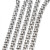 304 Stainless Steel Chain 3.1 Pairs O-Shaped Chain Bracelet Anklet Necklace Accessories