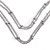304 Stainless Steel Chain Side Clip Bead Chain Bracelet Anklet Necklace Ornament Chain Accessories
