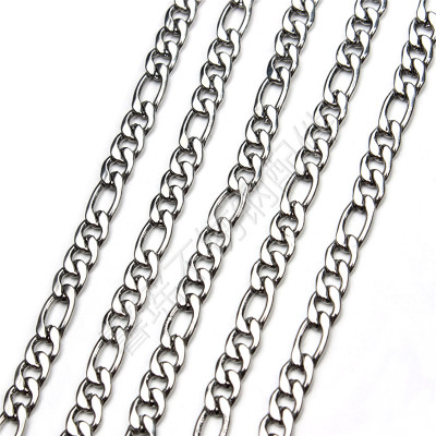 304 Stainless Steel Chain NK Chain 3:1 & 1:1 Bracelet Anklet Necklace Ornament Chain
