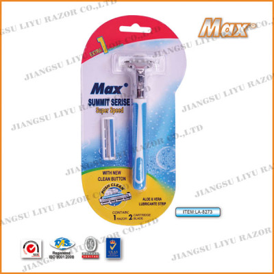 Max two-layer Reswitch head Razor 1+1 Travel Kit Manual Razor