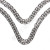 304 Stainless Steel Chain 0.6 Flat Cross Embossed Chain Bracelet Anklet Necklace Accessories