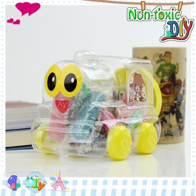 Small train DIY creative environmental protection non-toxic 3D color mud plasticine