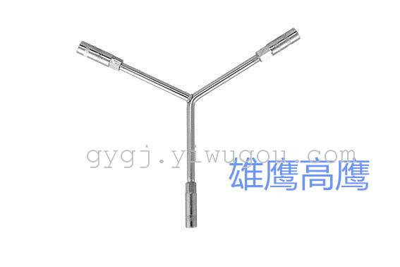 三叉扳手轮胎拆装修理工具套筒汽修扳手十字架L扳手T型扳手