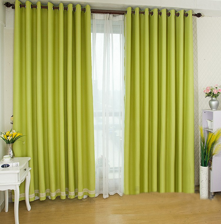 厂家双面无光布欧洲窗帘素色遮光布星级酒店工程专用出口窗帘成品