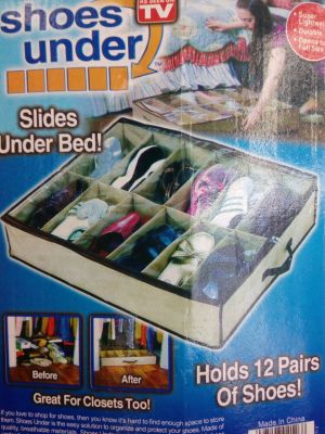 TV Shopping Shoe Box 12 Grid Deodorant Moisture-Proof Storage Shoe Box Dustproof Storage Box Creative Home