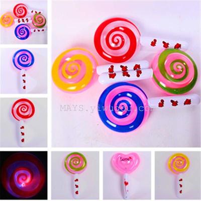 Inflatable toys wholesale hot night market stall luminous lollipop Model Toy Festival props