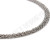 304 Stainless Steel Chain 0.3 Square Wire Double Buckle Chain Bracelet Anklet Necklace Ornament Chain Accessories