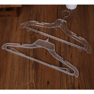 Plastic coat hanger for punch and hanger rod.
