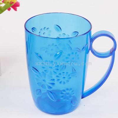 203 transparent cup cartoon transparent plastic cup two supply store