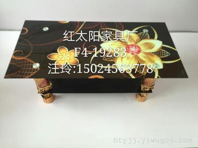 foreign trade export of Africa tempered glass coffee table rectangular living room simple coffee table1