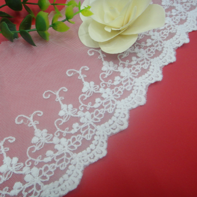 Lace accessories lace cotton embroidery water soluble barcode