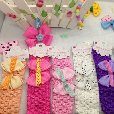 The foreign trade order manufacturer directly for the children butterfly hair lead jewelry.