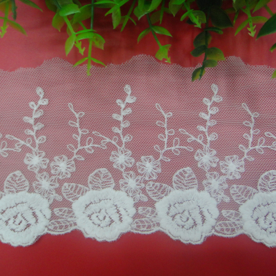 Lace accessories lace cotton embroidery water soluble barcode