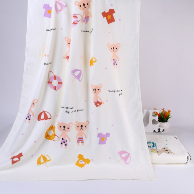 Cotton gauze towel printing towel towel gift for children