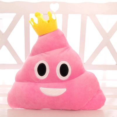 The new QQ expression poo pillow Emoji plush toys