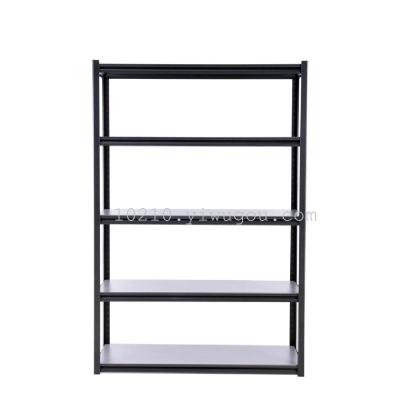 Black Silver shavings 5 hole steel shelf storage shelf shelf combination