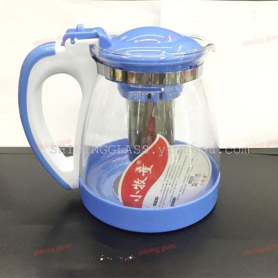 Glassware glass tea pot with large volume 1.8L 