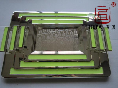 10-Plate Presser a Silver-Plated (Luminous) Three-Piece Plate Zinc Alloy Handle