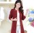 The new Korean women in the women's long sweater slim double breasted cardigan sweater coat