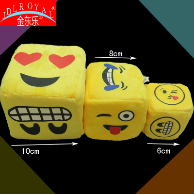 Sponge dice plush dice cartoon dice factory direct sale