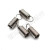 Stainless Steel 2mm Spring Necklace Buckle Metal Button Jewelry Accessories