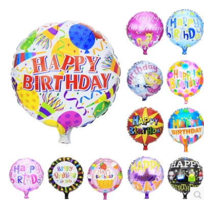 Aluminum film balloon / birthday party balloon / party decoration