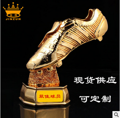Manufacturer wholesale football player gold boots football resin cup football cup European cup football cup wholesale custom