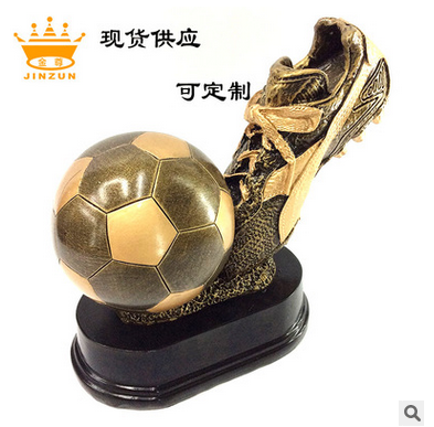 Black shoes cup football resin cup European cup football cup wholesale can be customized