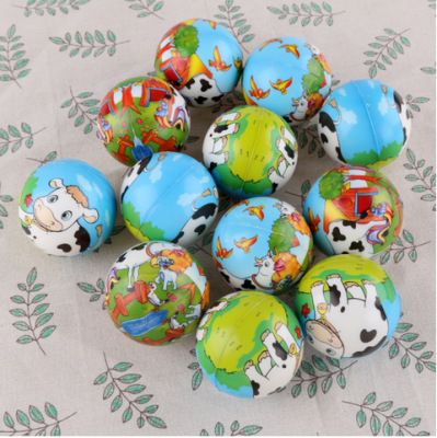 Pu solid sponge ball ball ball animal decompression foam ball toy balls