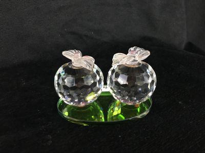 Crystal ornaments small apple