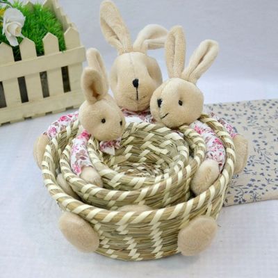 The manual straw Storage Basket Easter egg packaging candy basket