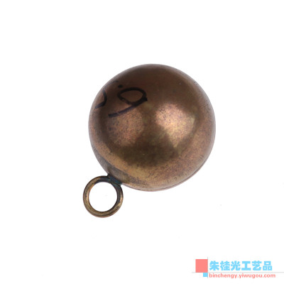Copper seamless color round bell DIY accessories