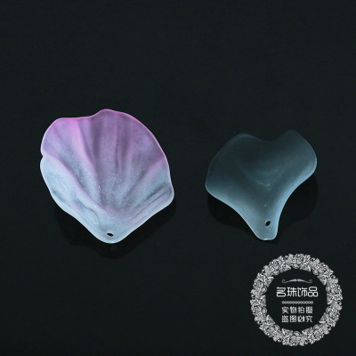 Color simulation petals leaf curtain accessories acrylic jewelry accessories
