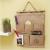 Jute Strip Hook Waterproof Storage Organization Bag Wall-Mounted Buggy Bag Hanging Bag Multi-Layer Shopping Bags