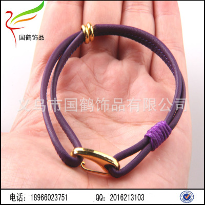 Export aliexpress EBAY hot multi color PU leather braided rope