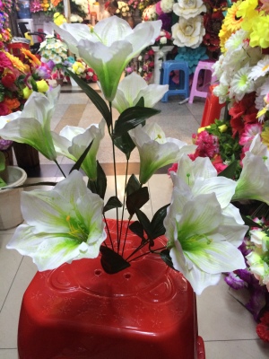 7 head of Magnolia Guangzhou high-grade decorative flower pole simulation